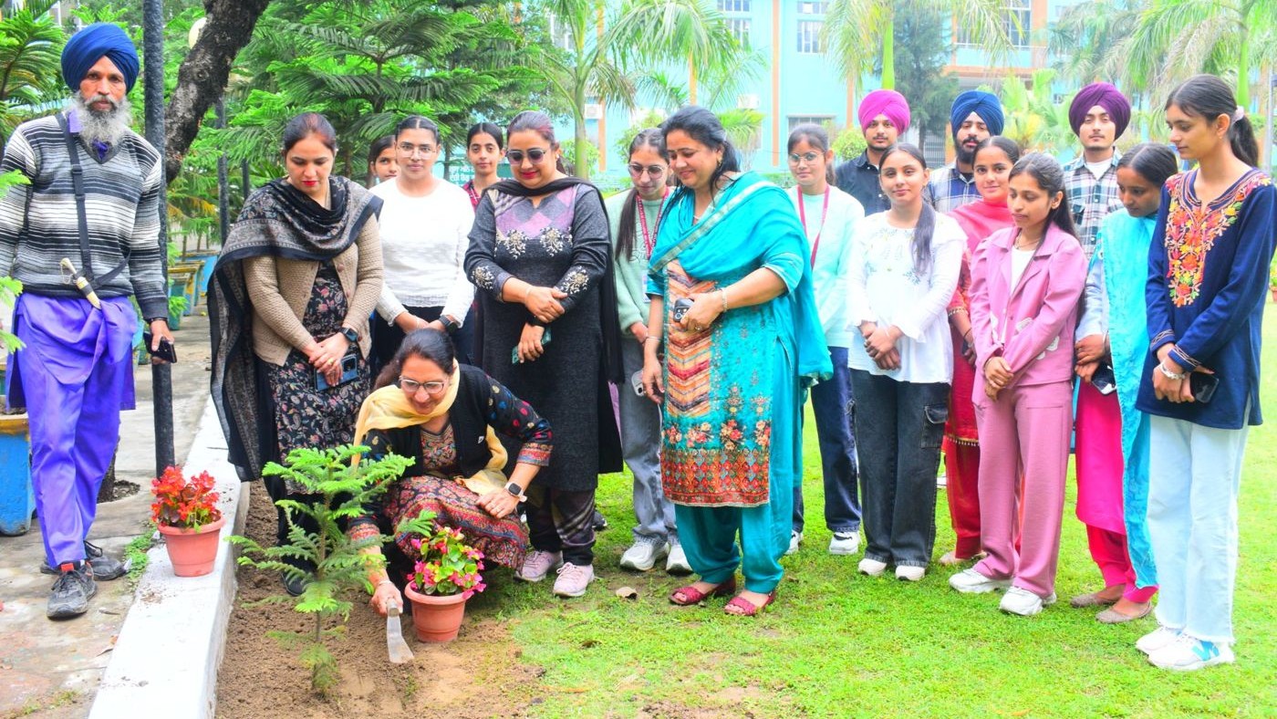 By planting trees at Bela College, students were made aware of environmental conservation